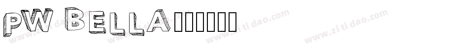 PW Bella字体转换